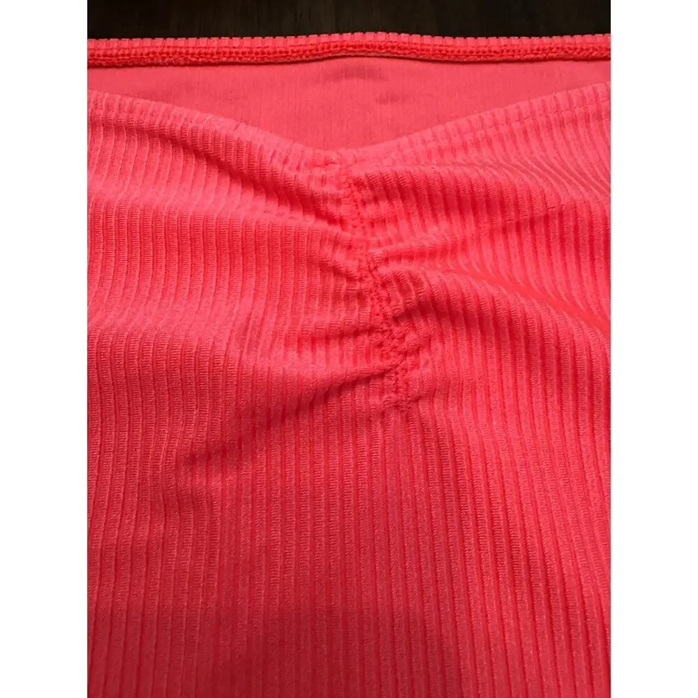 Aerie pink ribbed swimsuit cover up mini skirt in XL